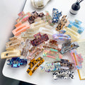 Large Square Multi Hair Claw | Various Colours