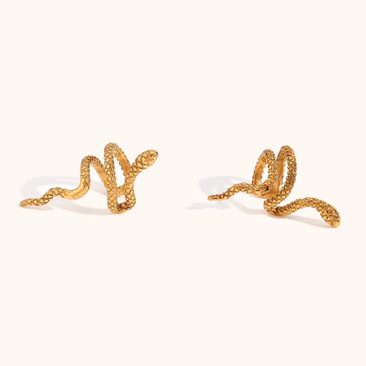 snake ear cuff | gold & silver