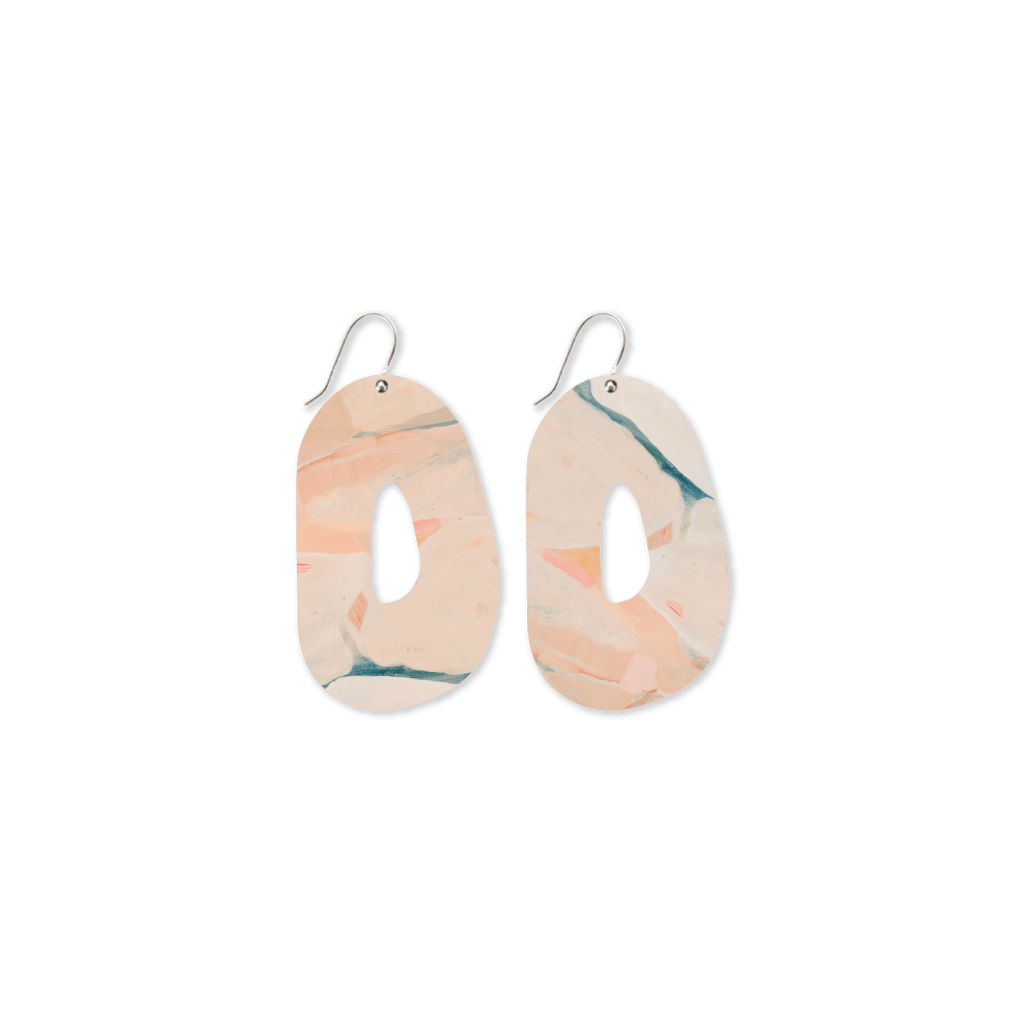 Kiasmin Organic Shape Drop Earrings