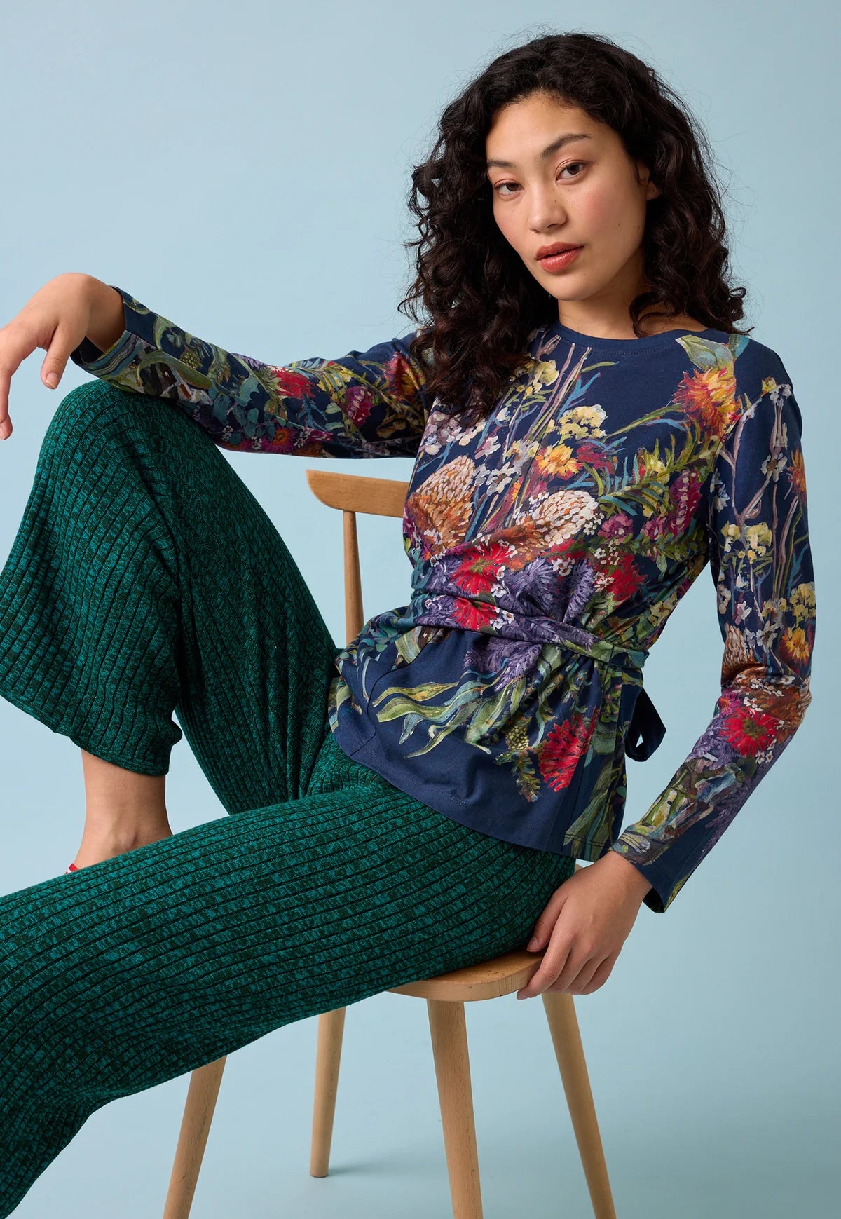 Naho Rib Pants | Jade