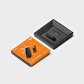 Key Organiser Crazy Horse + Multi-Tool v2 Set | Black & Orange