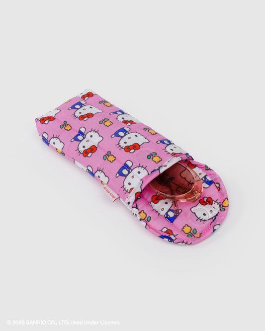 Puffy Glasses Sleeve - Hello Kitty Pink