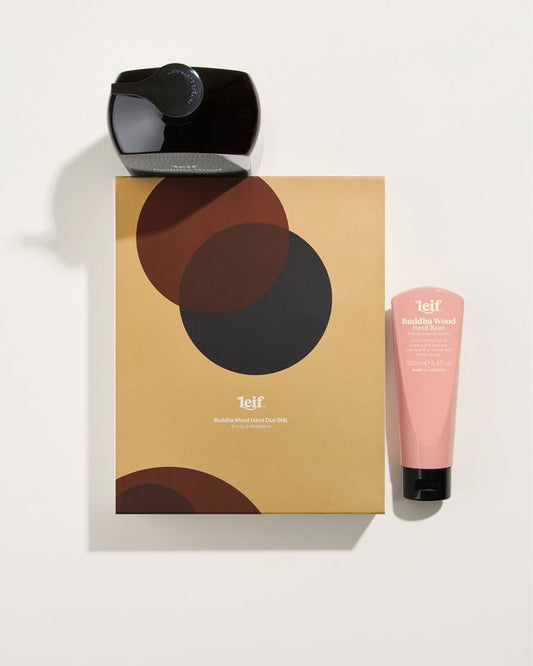 Limited Edition Holiday Hand Duo Set | Buddha Wood Small