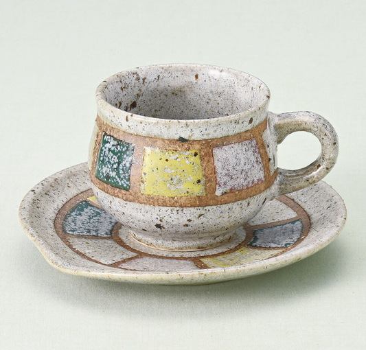 Coffee Cup & Saucer Set | Various Colours