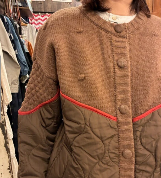 Knit Quilt Bomber | Various Colours