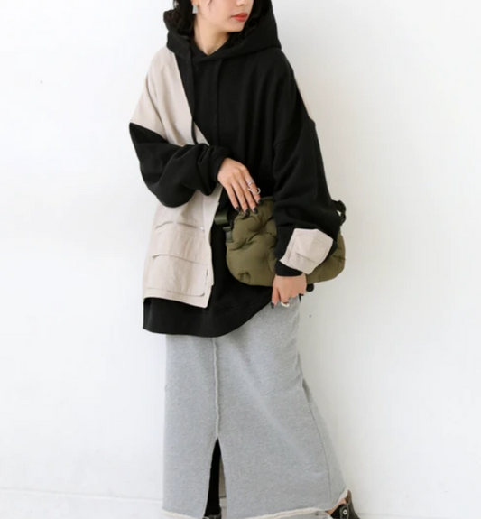 Two Tone Cargo Hoodie