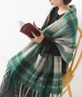 Thick Fringe Scarf with Pockets | Various Colours1