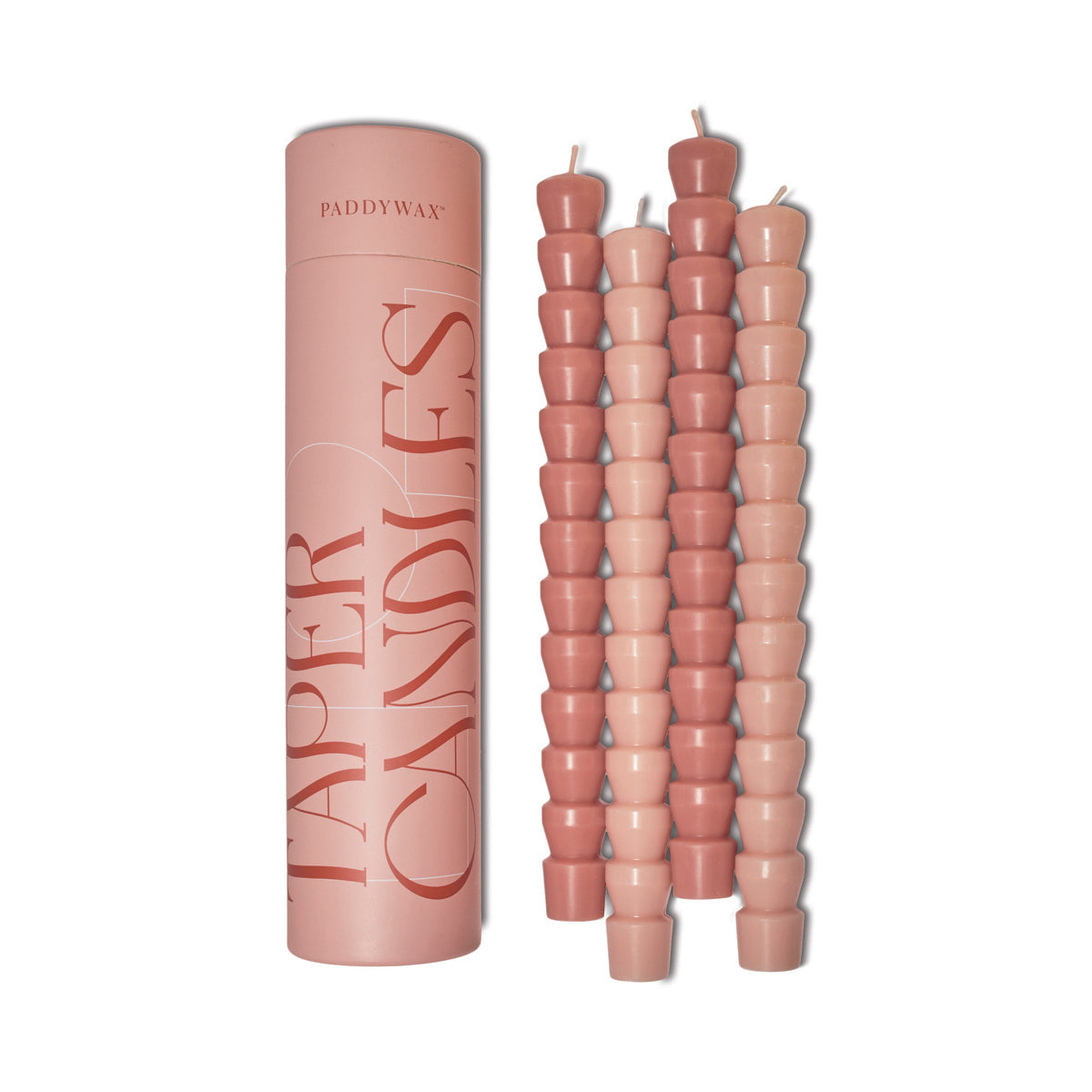 Taper Candle Set Pink & Blush (pack of 4)