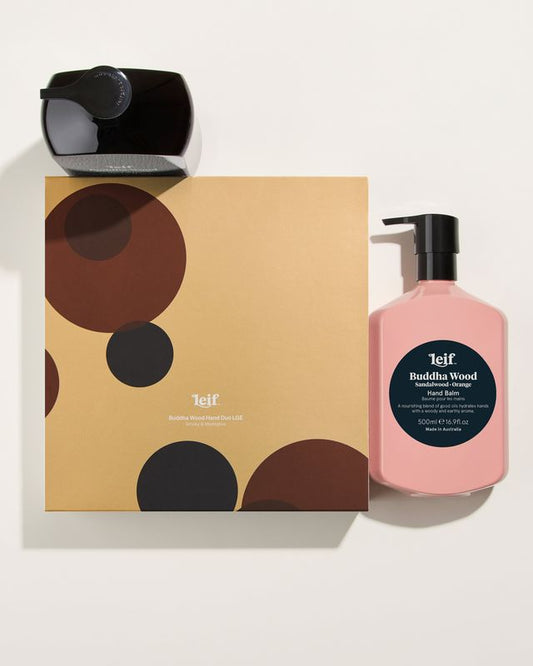 Limited Edition Holiday Hand Duo Set | Buddha Wood Large