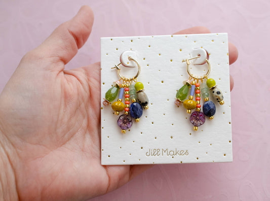 Quin | Charm Dangle Earrings
