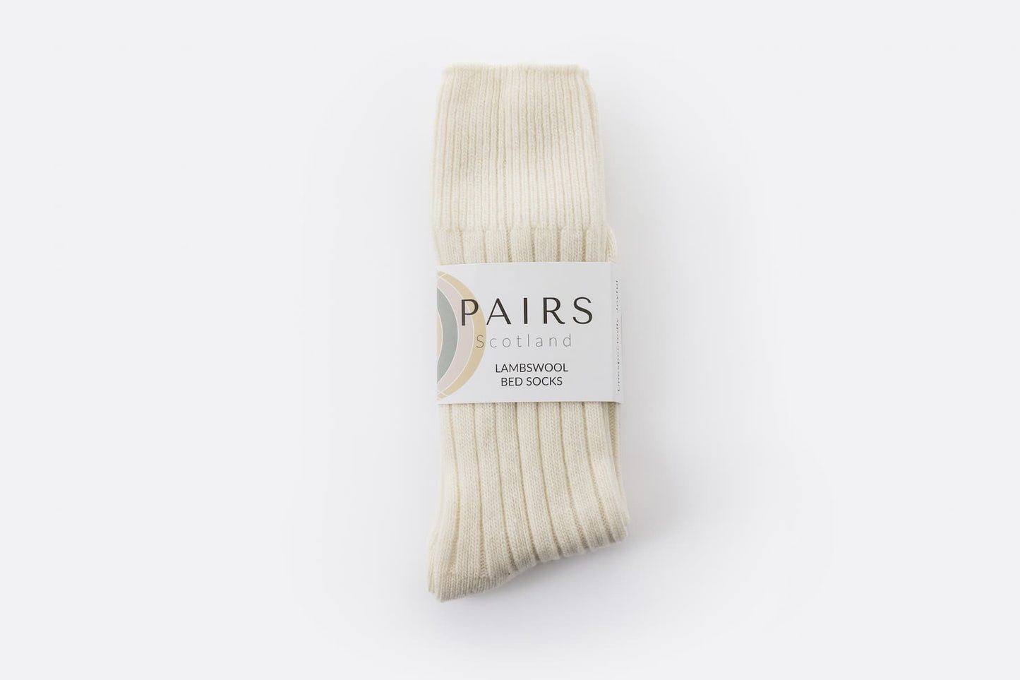 Lambswool Bed Socks | Cream