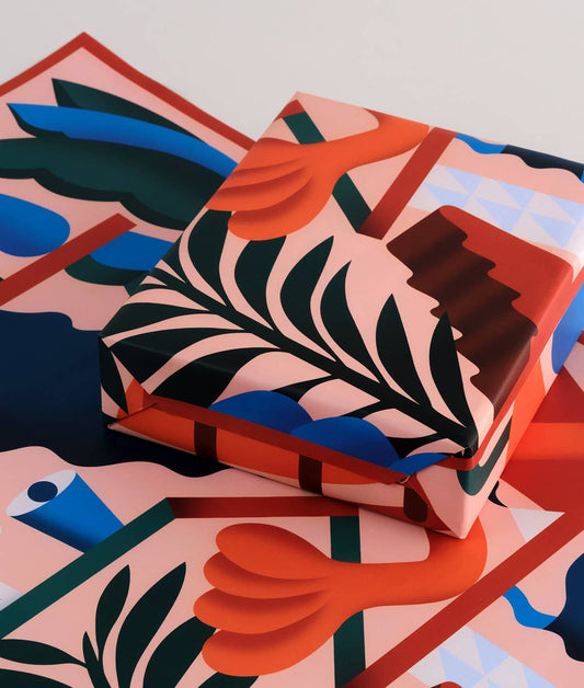 Plants & Objects Gift Wrap | 1 Sheet