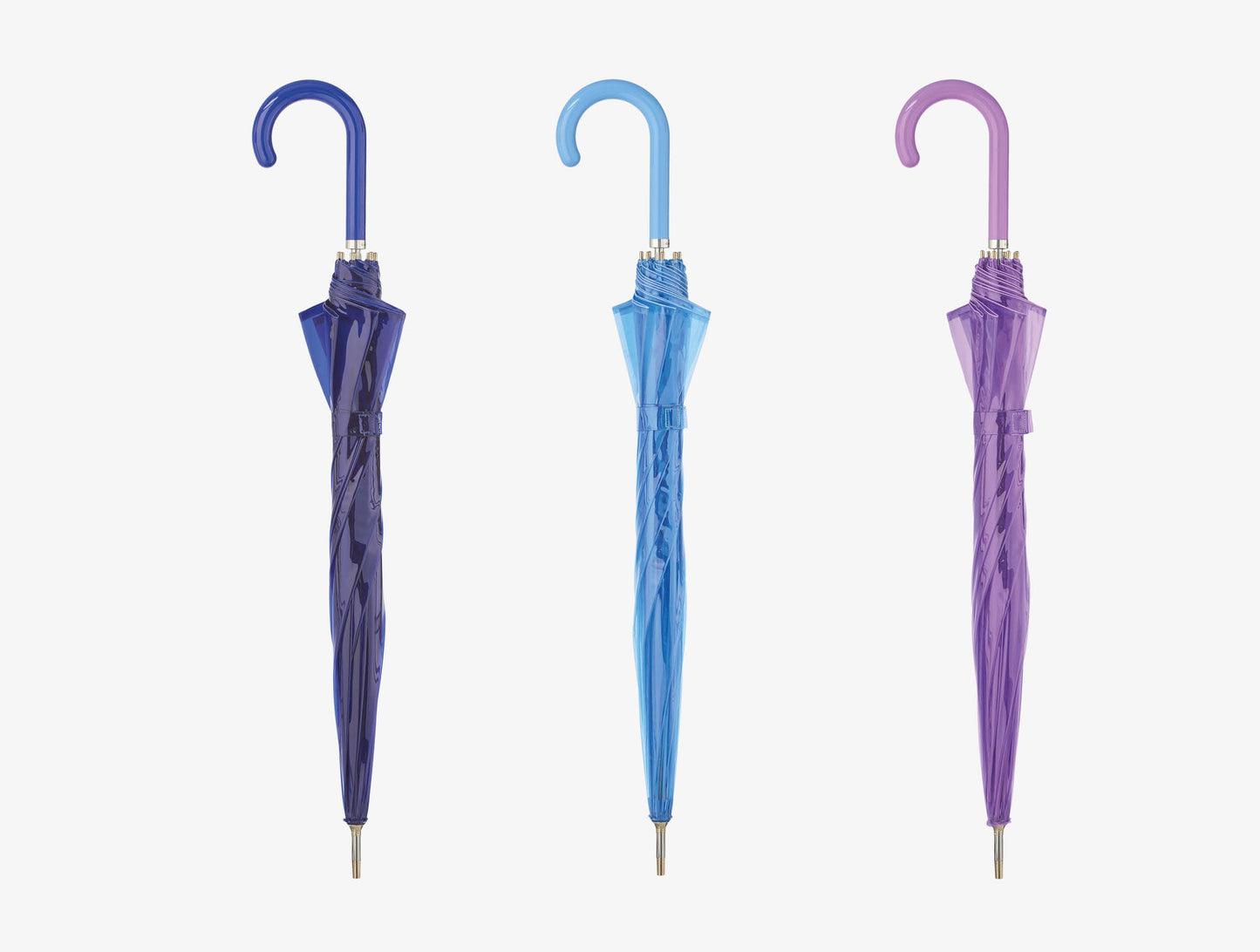 Long Transparent Umbrella | Various Colours