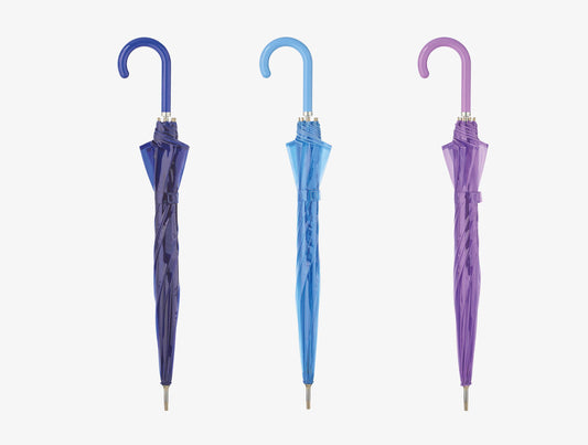 Long Transparent Umbrella | Various Colours