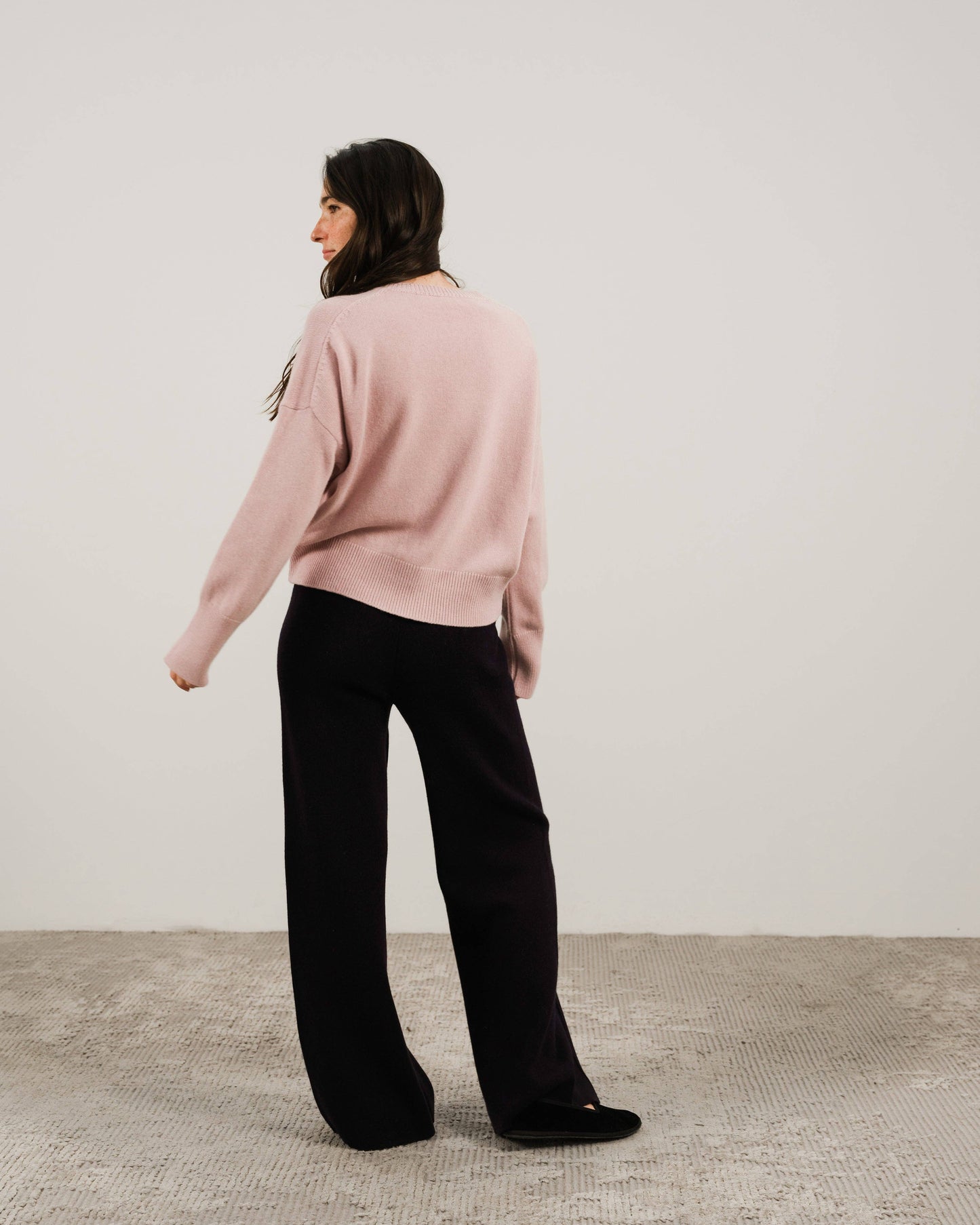 Cashmere Blend Crewneck Sweater