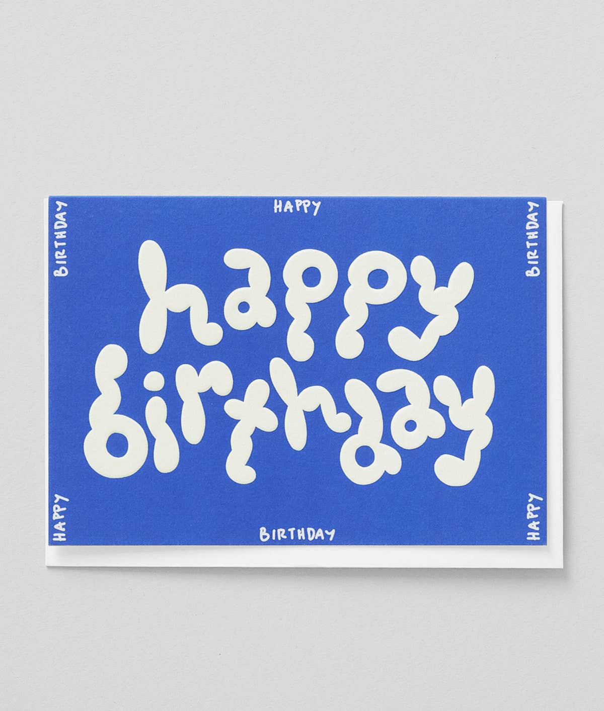 Happy Birthday Embossed Greetings Card