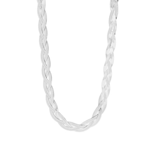 Woven Herringbone Necklace | more colours avail