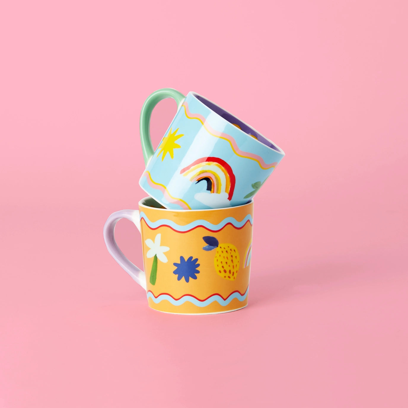 Teddy Bear Love You Mugs | Set of 2