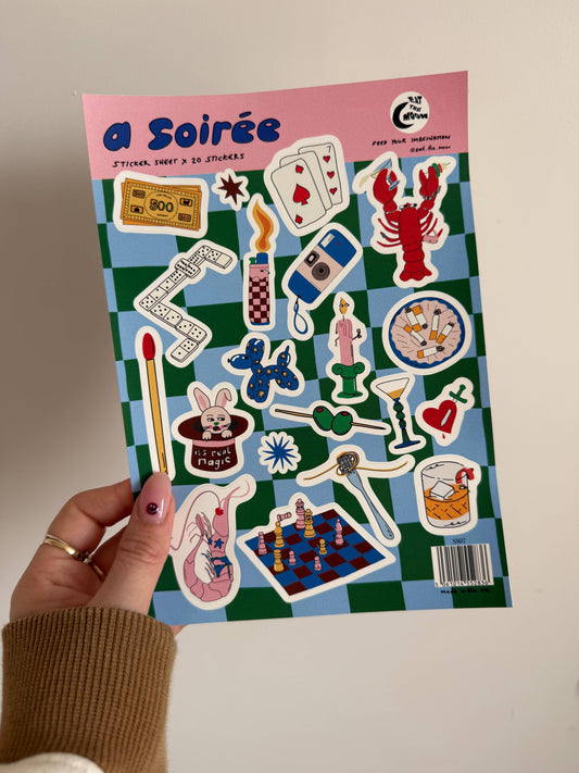 a soiree | A5 sticker sheet