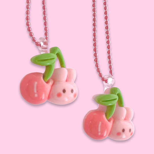 Bunny Cherry Necklace