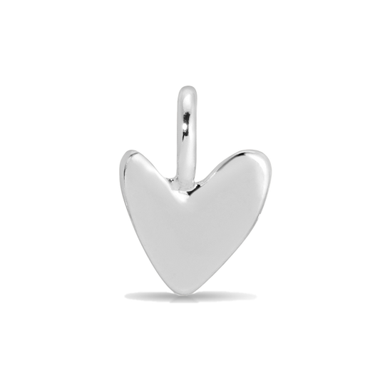 Love Heart Charm | Silver - Charm Garden