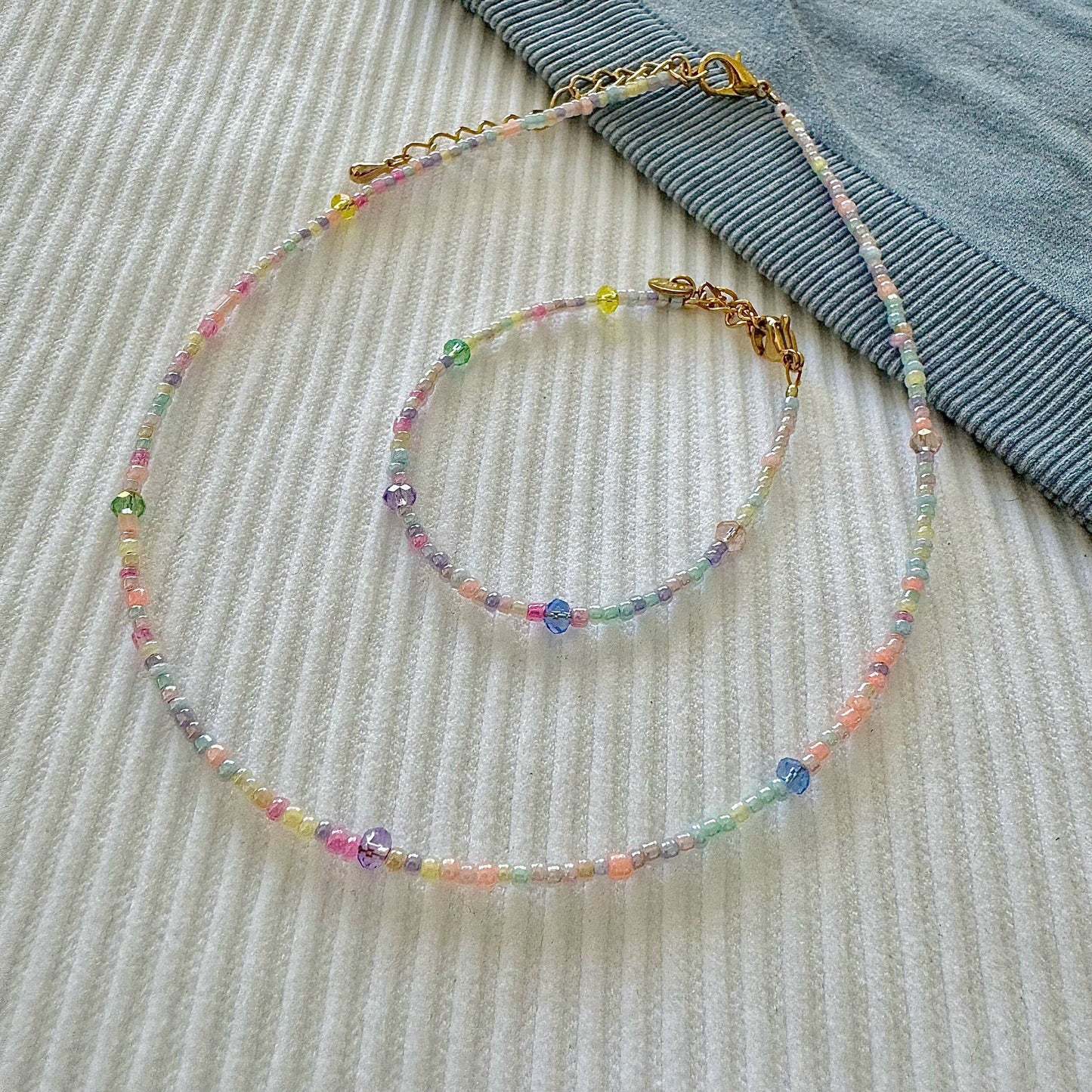 Poppy Necklace & Bracelet Set | Kids