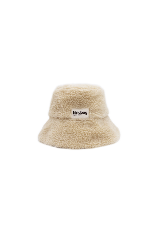 Beige Teddy Bear | Bob Hat