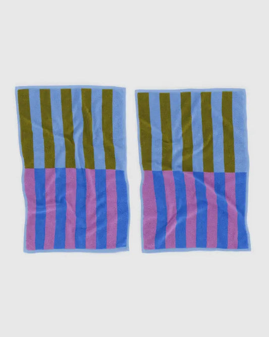 Hand Towel Set of 2 | Cabana Stripe Mix