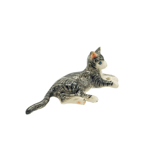 Ceramic Cat Lying Down
