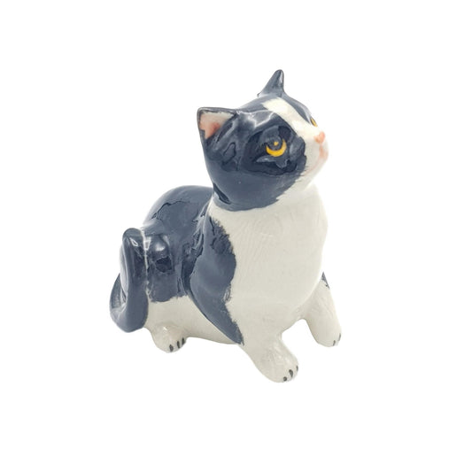 Ceramic Black Cat Sitting