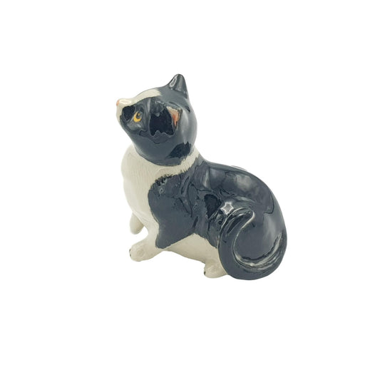 Ceramic Black Cat Sitting