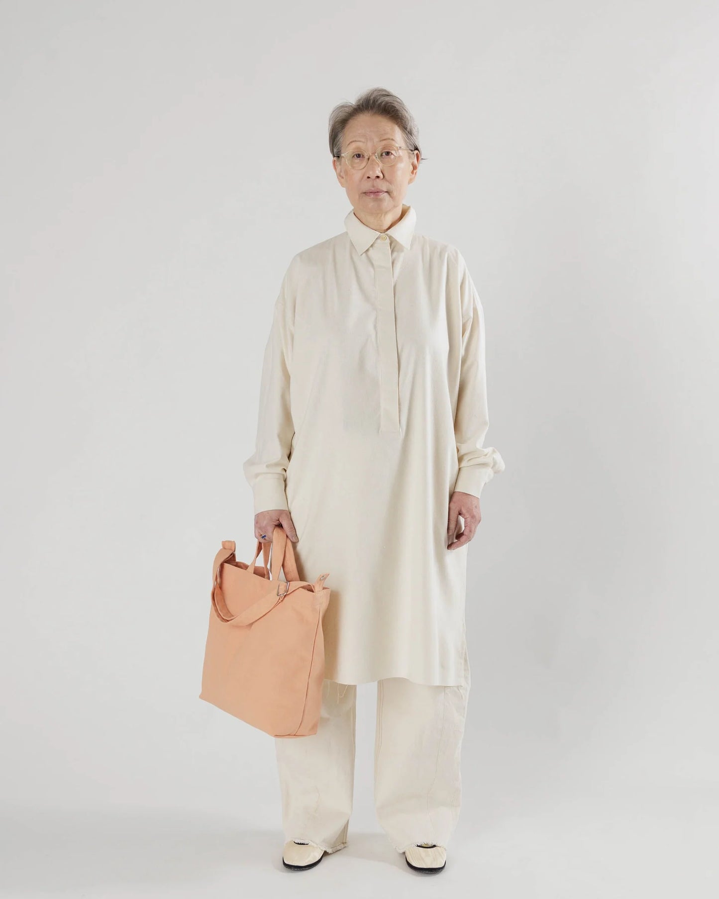 Horizontal Duck Bag | Bisque