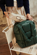 Clode Puffy Shoulder Bag | Jungle Green