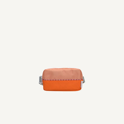 fanny pack | colourblocking | coral pink + lifebuoy orange