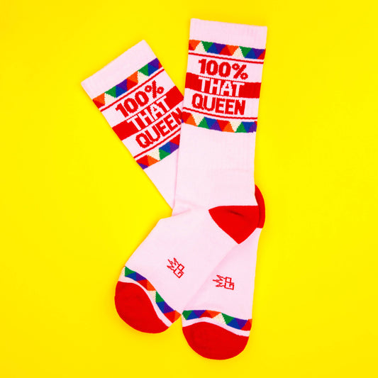 100% That Queen | Gym Crew Socks