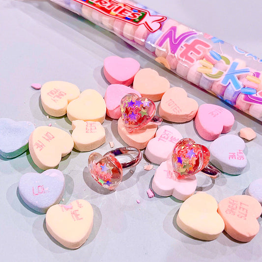 Confetti Heart Ring