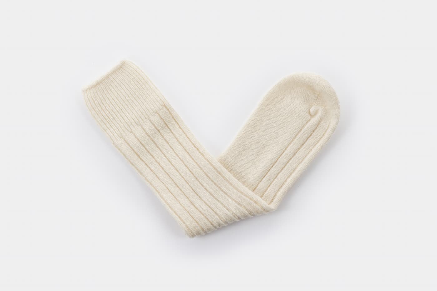 Lambswool Bed Socks | Cream