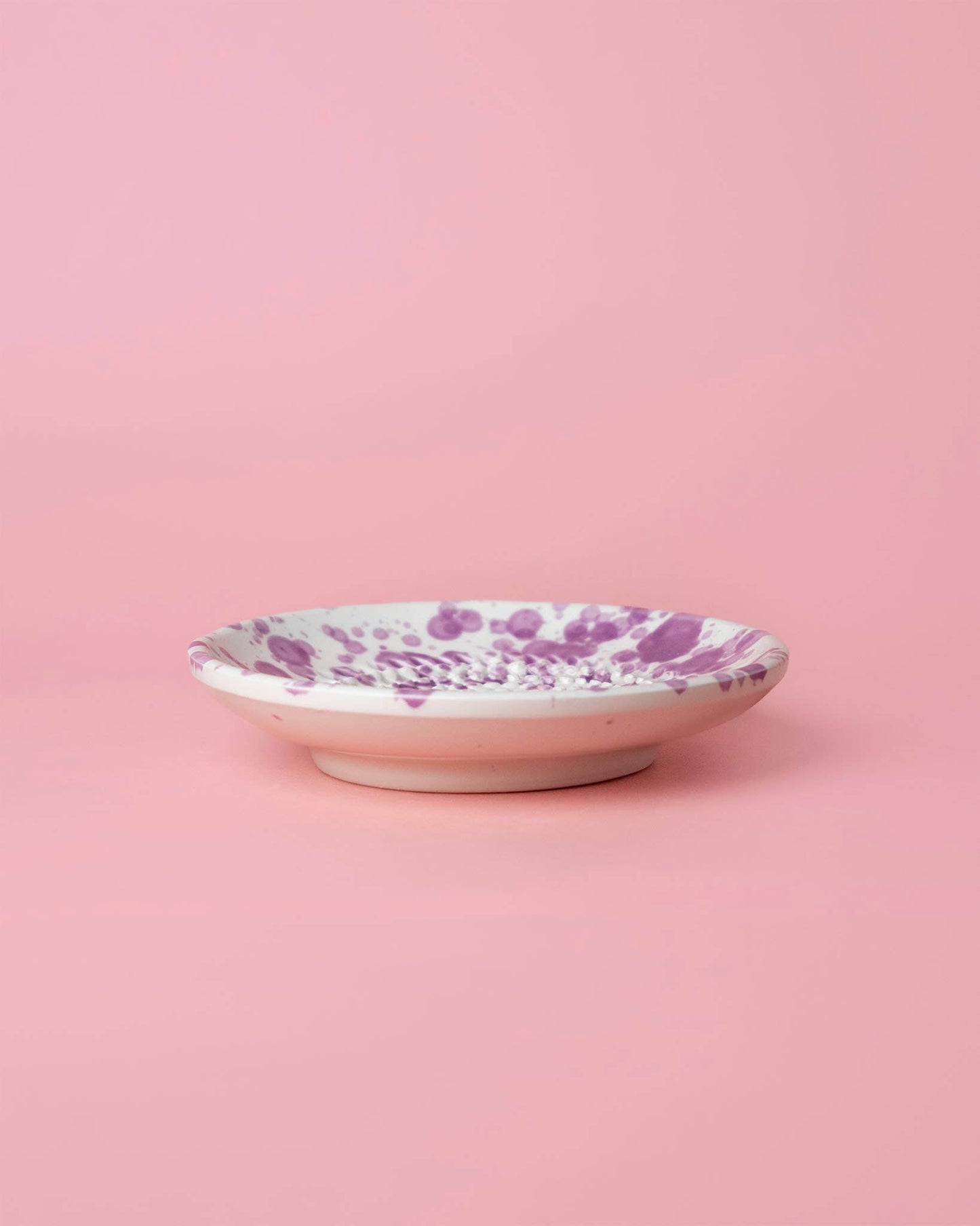Small Ceramic Grater Plate | Violet