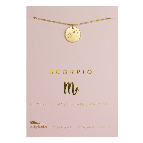 Zodiac Necklace | Scorpio