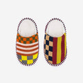 Pattern Patch Slide Slippers | Various Colours