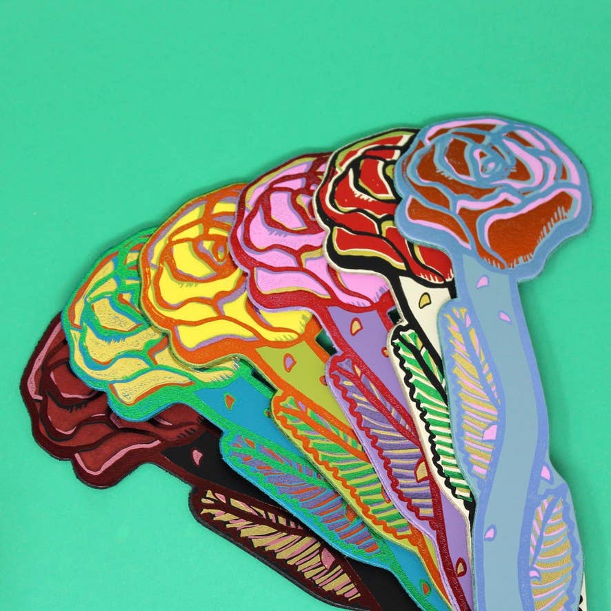 Rose Bookmark | Various Colours