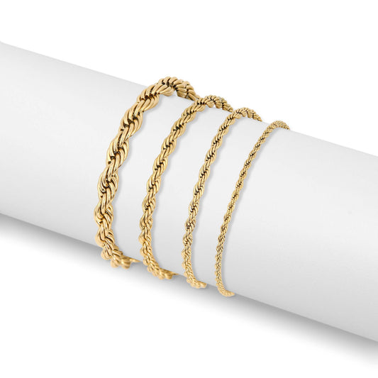 Rope Chain Bracelet - Anklet | Gold