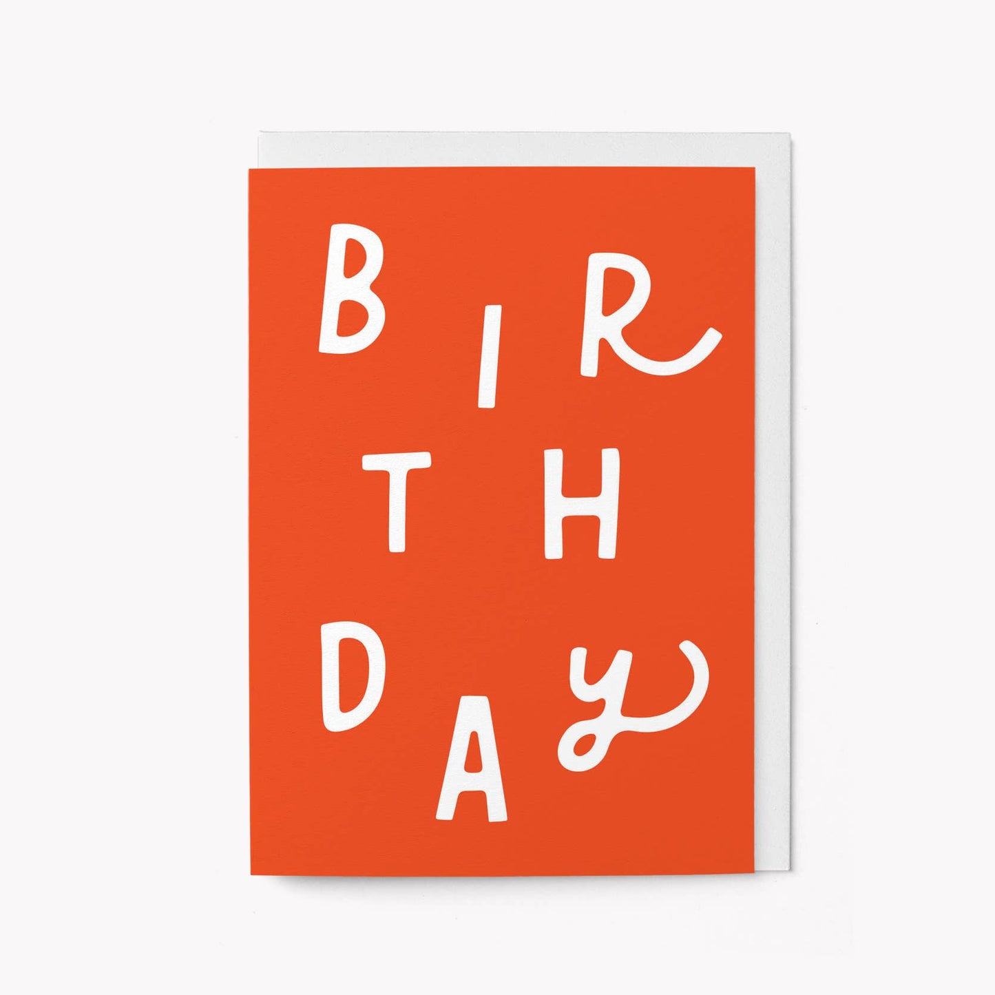 Red Birthday card