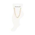 Linked Hearts Anklet | Gold & Stainless Steel