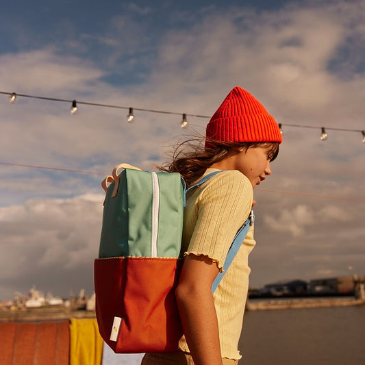 Backpack | Large | Aquatic Green + Shipwreck Rust