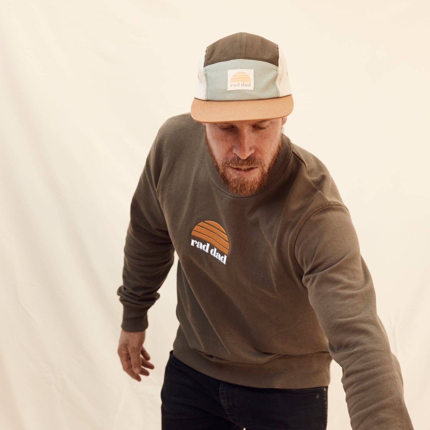 Rad Dad Spliced 5 Panel Cap | Khaki - Adult