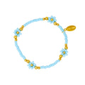 Tiny Daisies & Hearts | Bead Bracelet