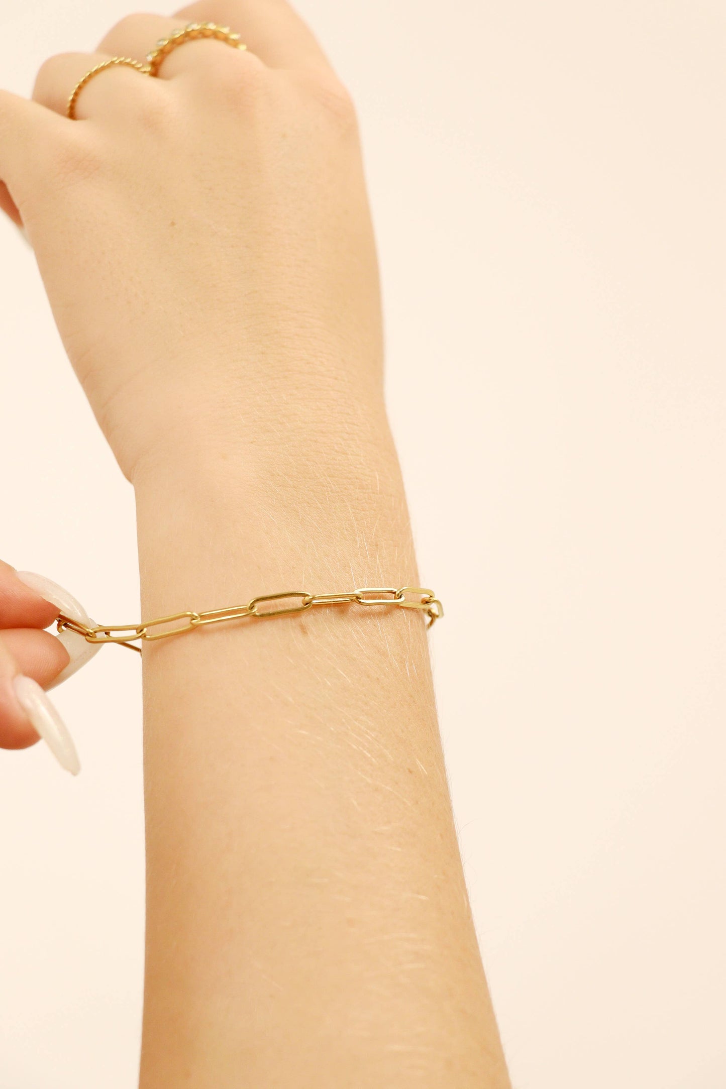 Paperclip Chain Bracelet | more colours avail