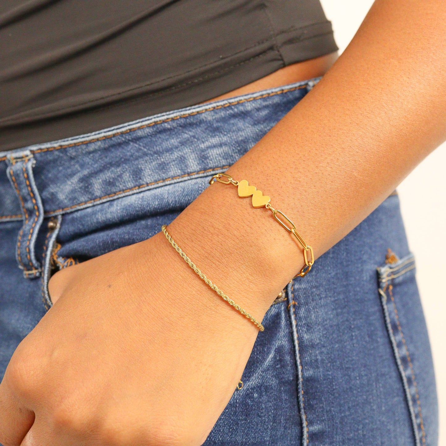 Rope Chain Bracelet - Anklet |  Gold