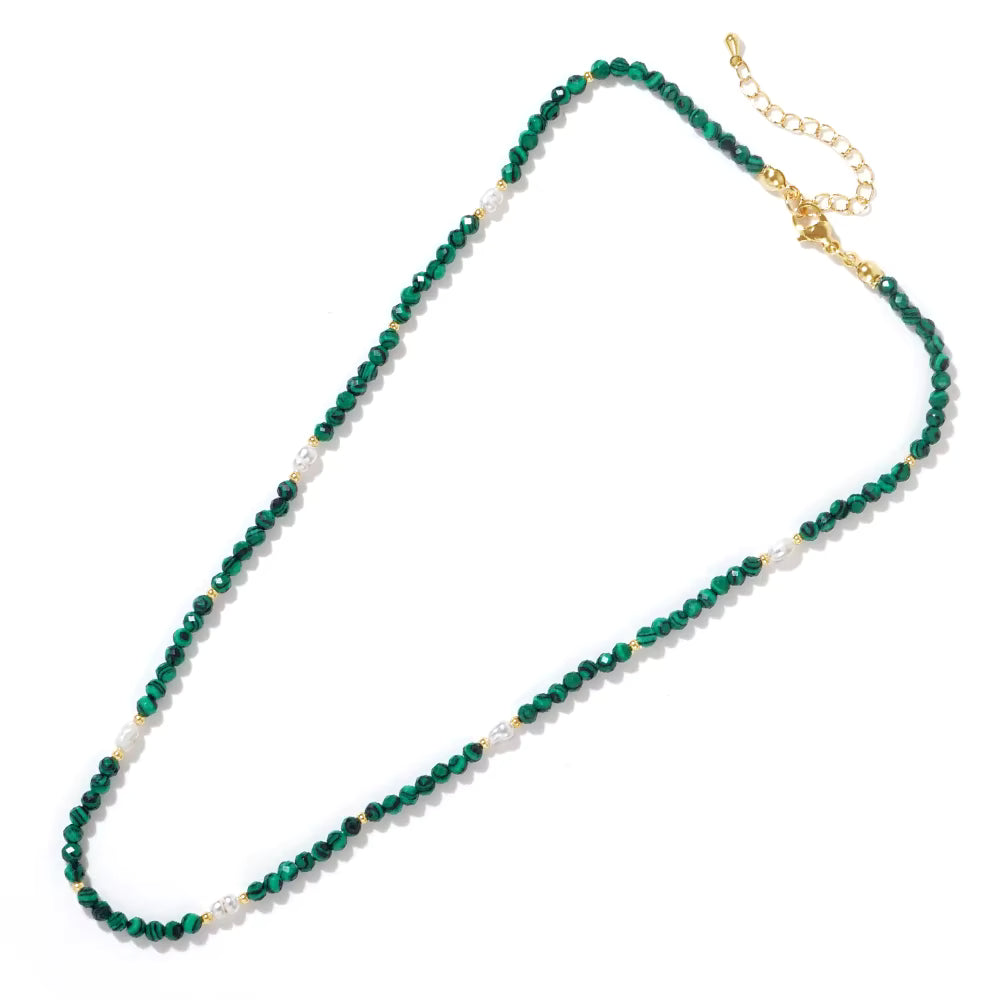 Multi Bead & Pearl Necklace | Various Colours